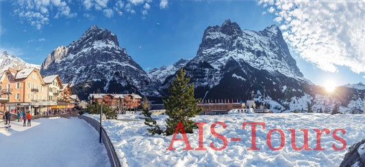 Наслаждайтесь зимними развлечениями в этой очаровательной швейцарской деревне, окруженной захватывающими дух горными пейзажами. Enjoy winter wonderland activities in this charming Swiss village, surrounded by breathtaking mountain scenery